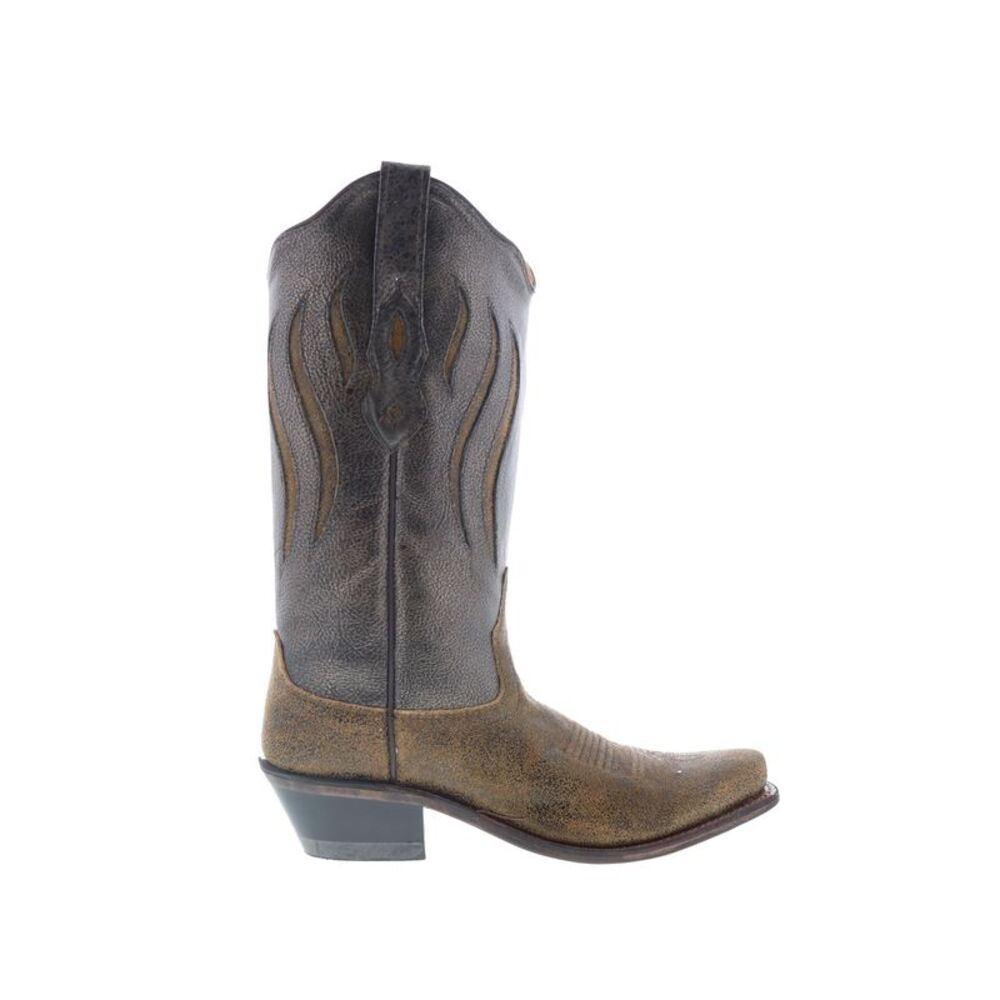 Jama Old West Womens LF1524 Brown Boots (NWT)